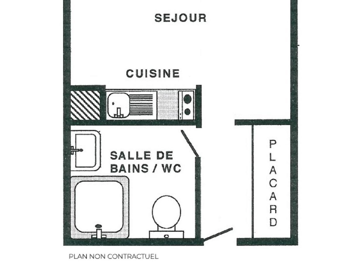 Studio Cosy Pour 2 Personnes, Skis Aux Pieds, Les Menuires - Fr-1-452-121 Lejlighed Saint-Martin-de-Belleville Eksteriør billede